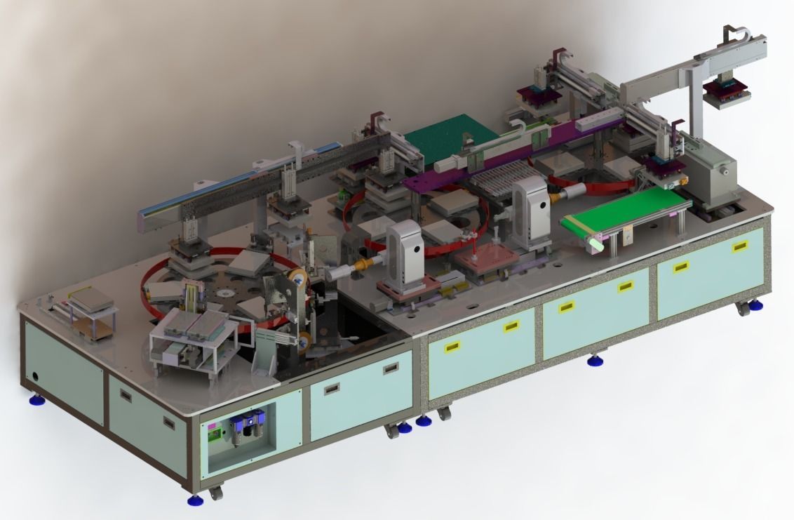 Lithium battery welding glue machine