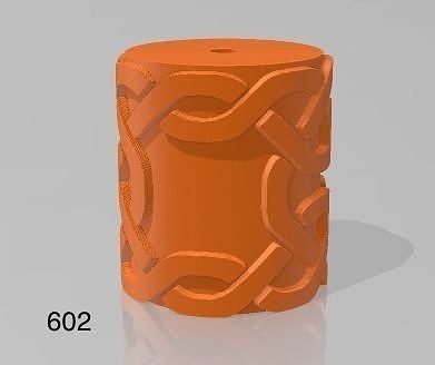 Repating clay tile cookie polimer clay pattern roll 3D model 3D ...