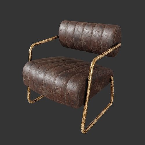 Old office chair 3D model CGTrader