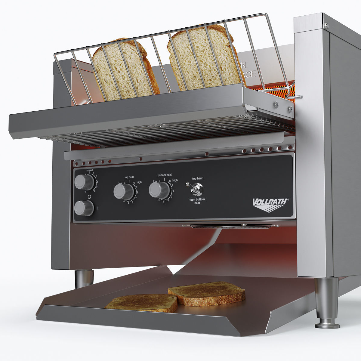Conveyor Toaster VOLLRATH JT2000 3D model CGTrader