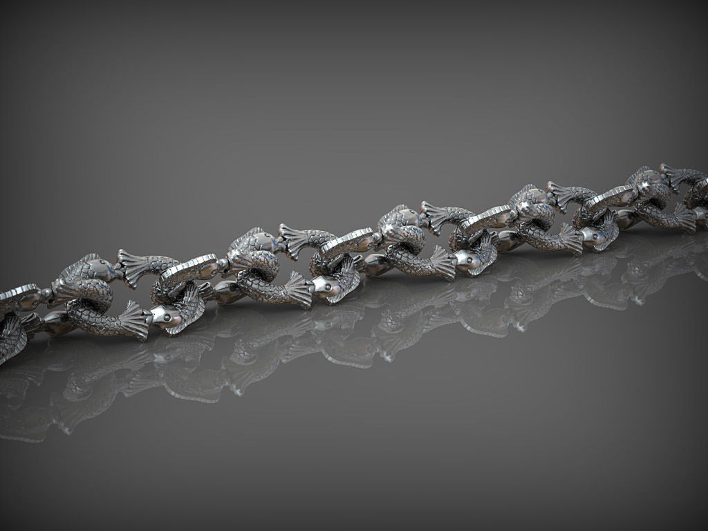 Chain Link 208 3D model 3D printable | CGTrader