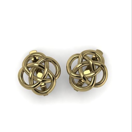 12 Earrings Symbol KNOT OF ENDLESS LUCK