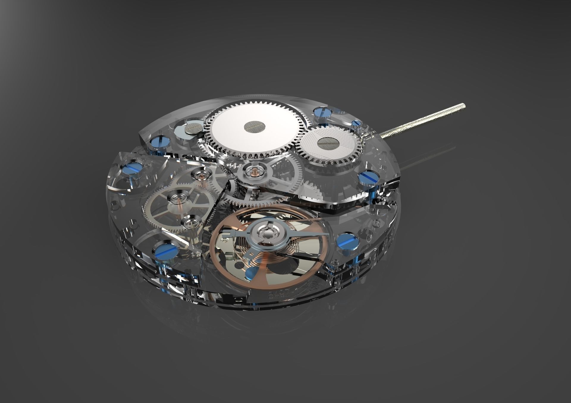 3d printed mechanical watch