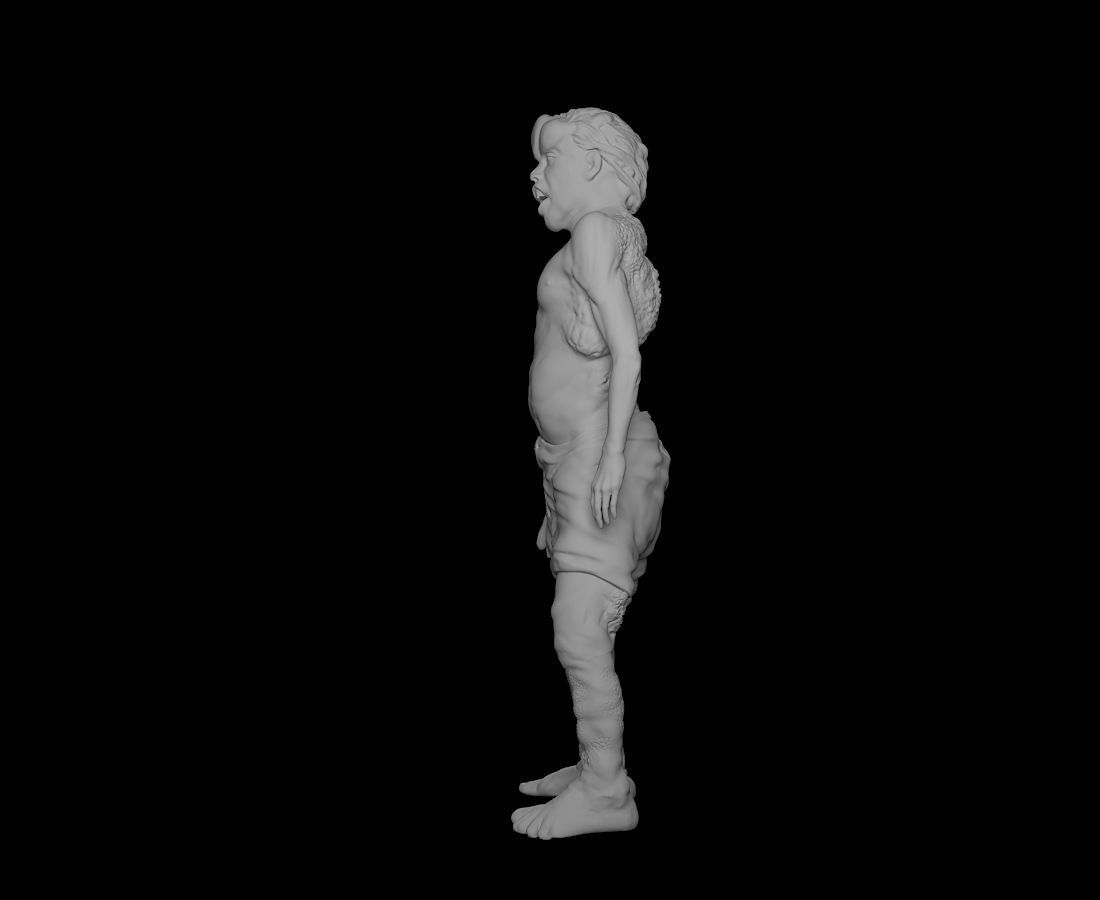 The Elephant Man Sculpture 3D model 3D printable | CGTrader