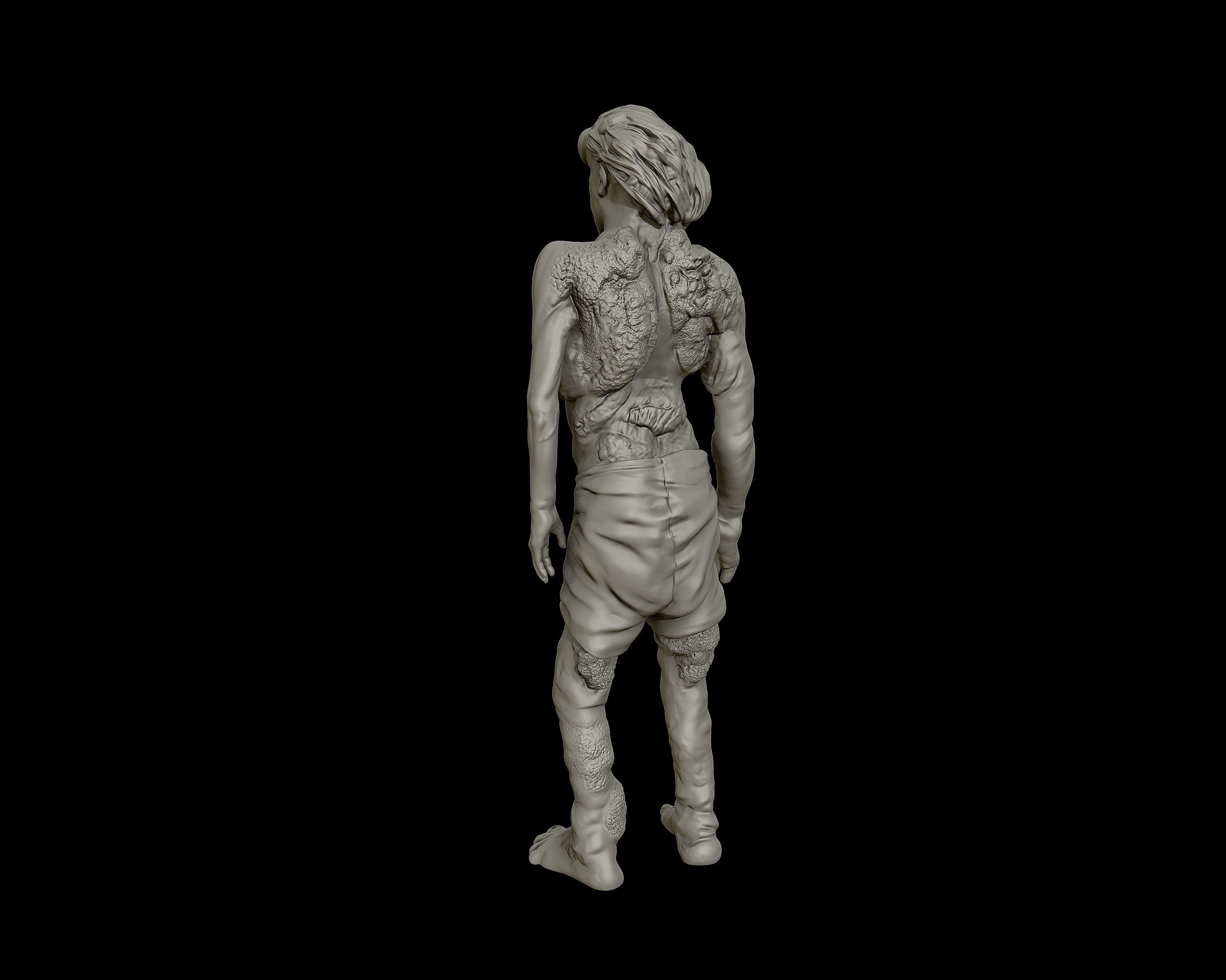 The Elephant Man Sculpture 3D model 3D printable | CGTrader