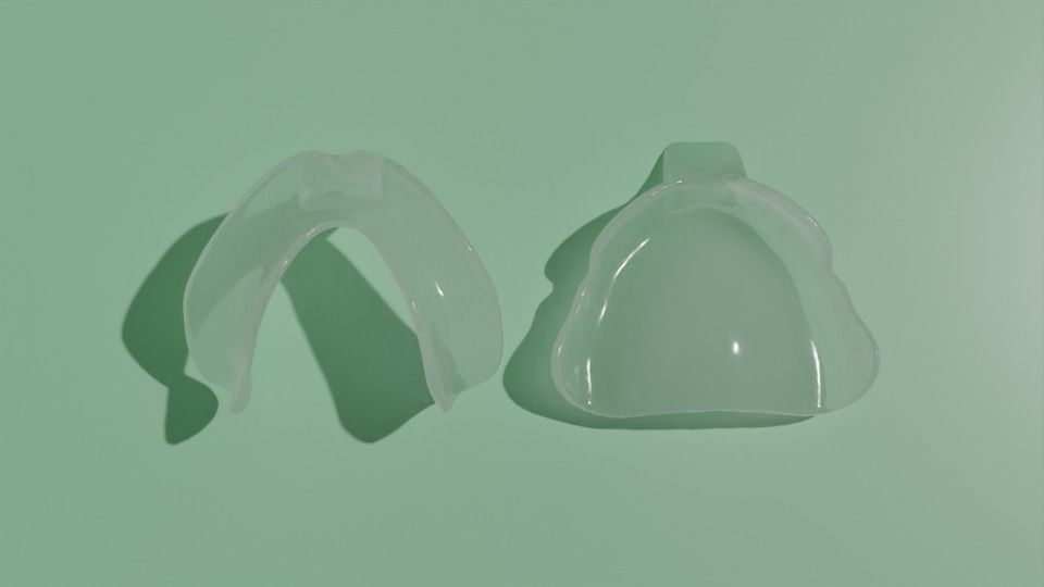 Custom impression trays for edentulous patients 3D model CGTrader