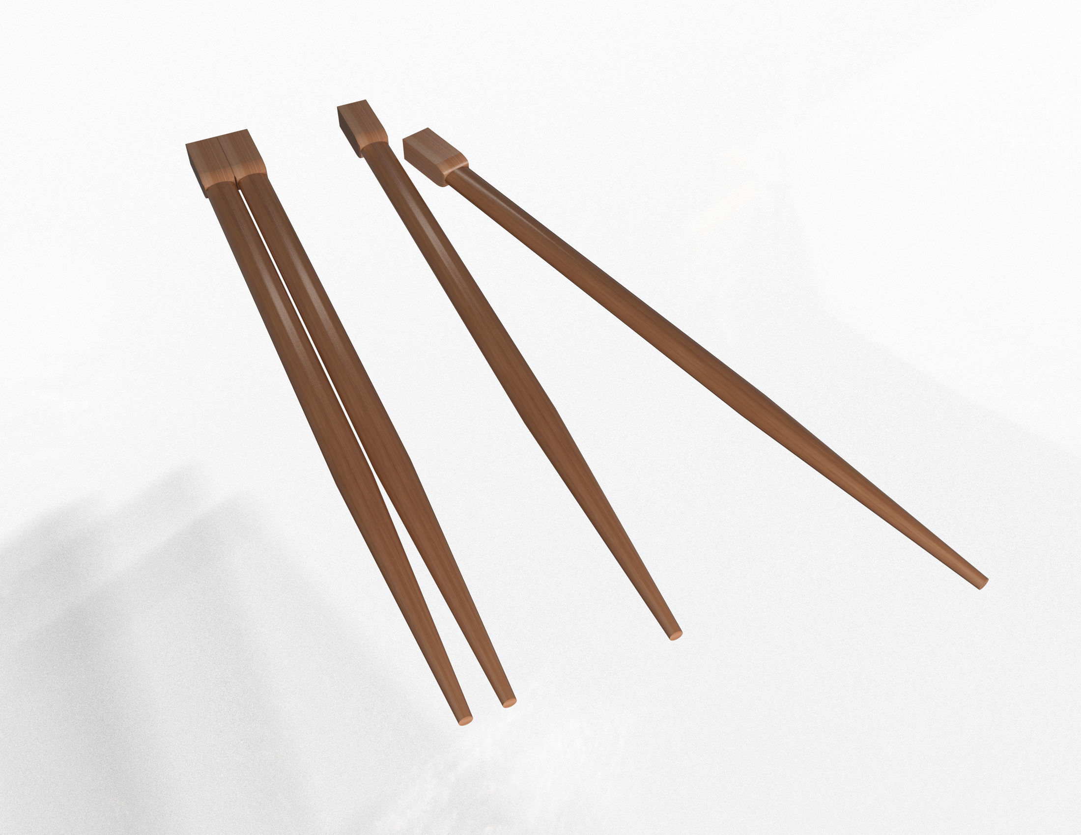3D model Chopstick 02 VR / AR / lowpoly CGTrader