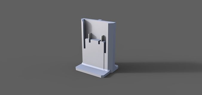 Battery holder 3D model 3D printable | CGTrader