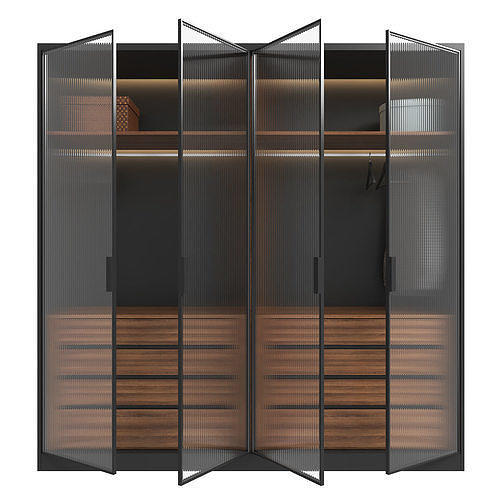 Wardrobe Glass 3D model CGTrader