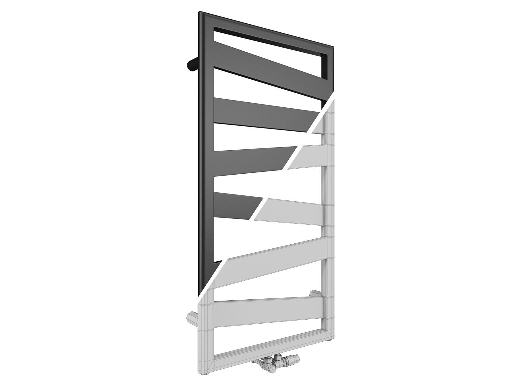 3D model Zehnder Kazeane Towel Rail VR / AR / lowpoly CGTrader