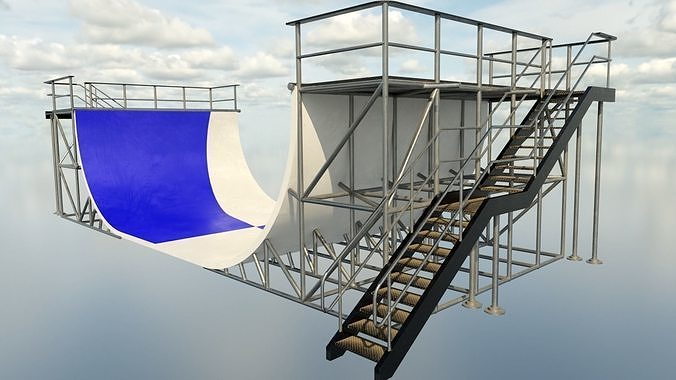 3D model Vert Ramp VR / AR / low-poly | CGTrader
