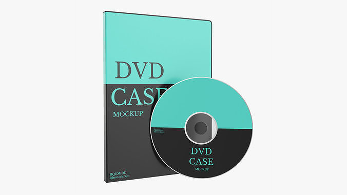 DVD case with disc mockup 3D model | CGTrader