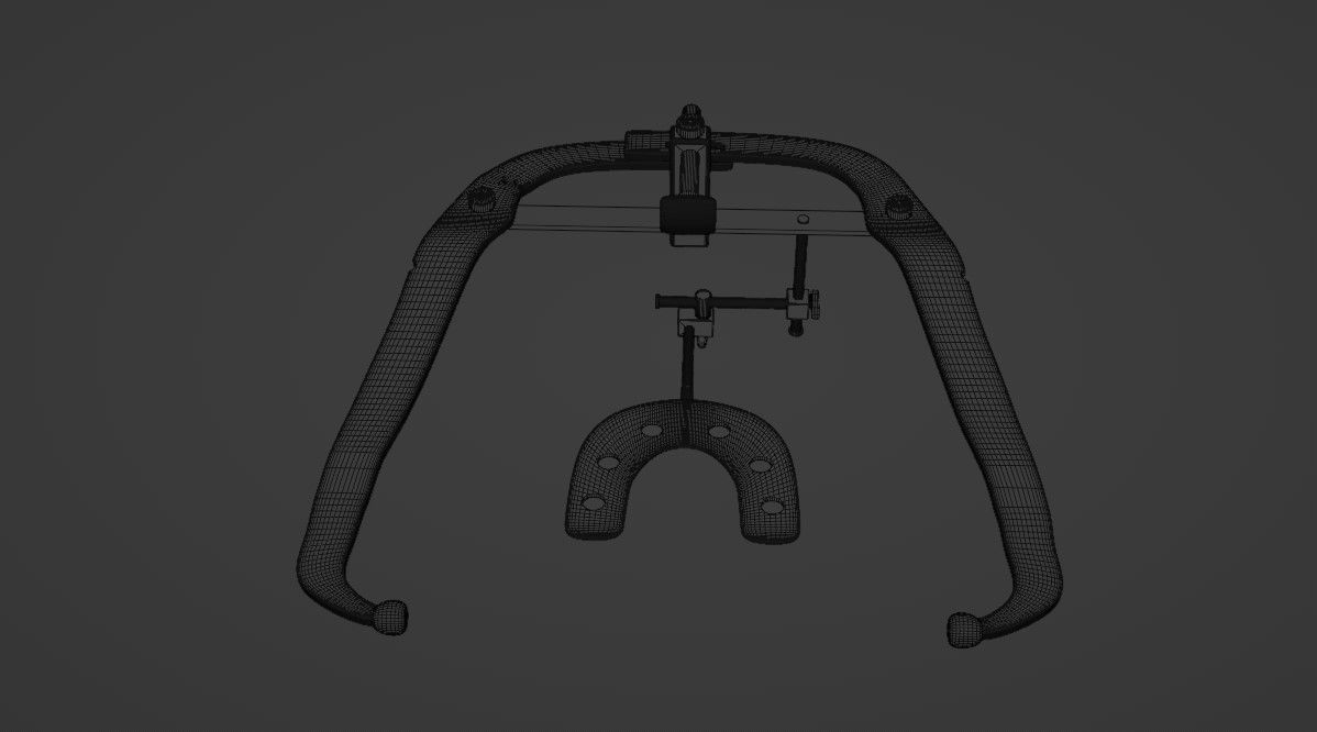 FACEBOW FOR DENTAL ARTICULATOR 3D model CGTrader