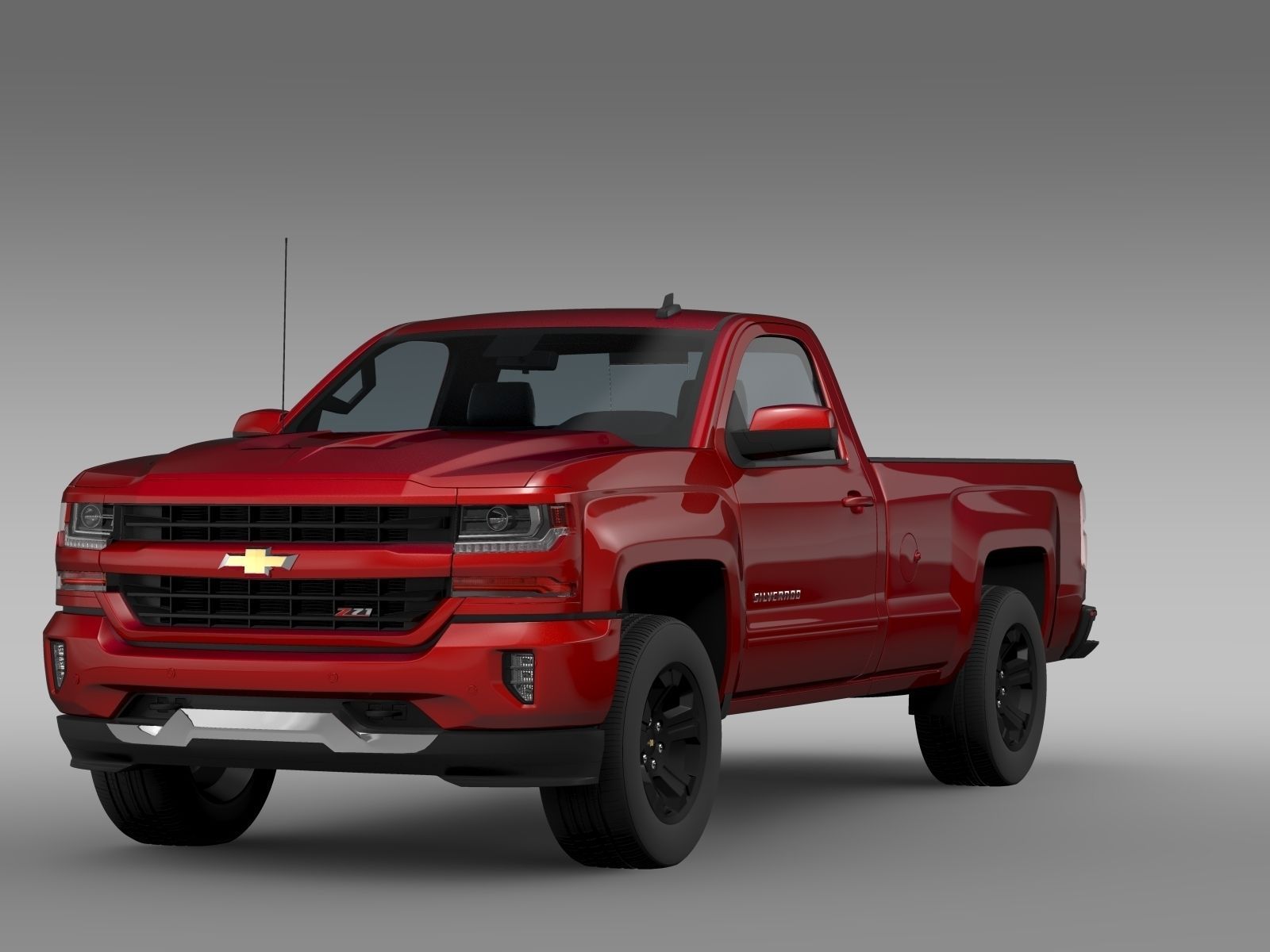 Chevrolet Silverado Lt Z71 Regular Cab Gmtk2 Long Box 2017 Model Chevrolet Silverado Lt Z71 Regular Cab Gmtk2 Long Box 2017 Model Max Obj Mtl S