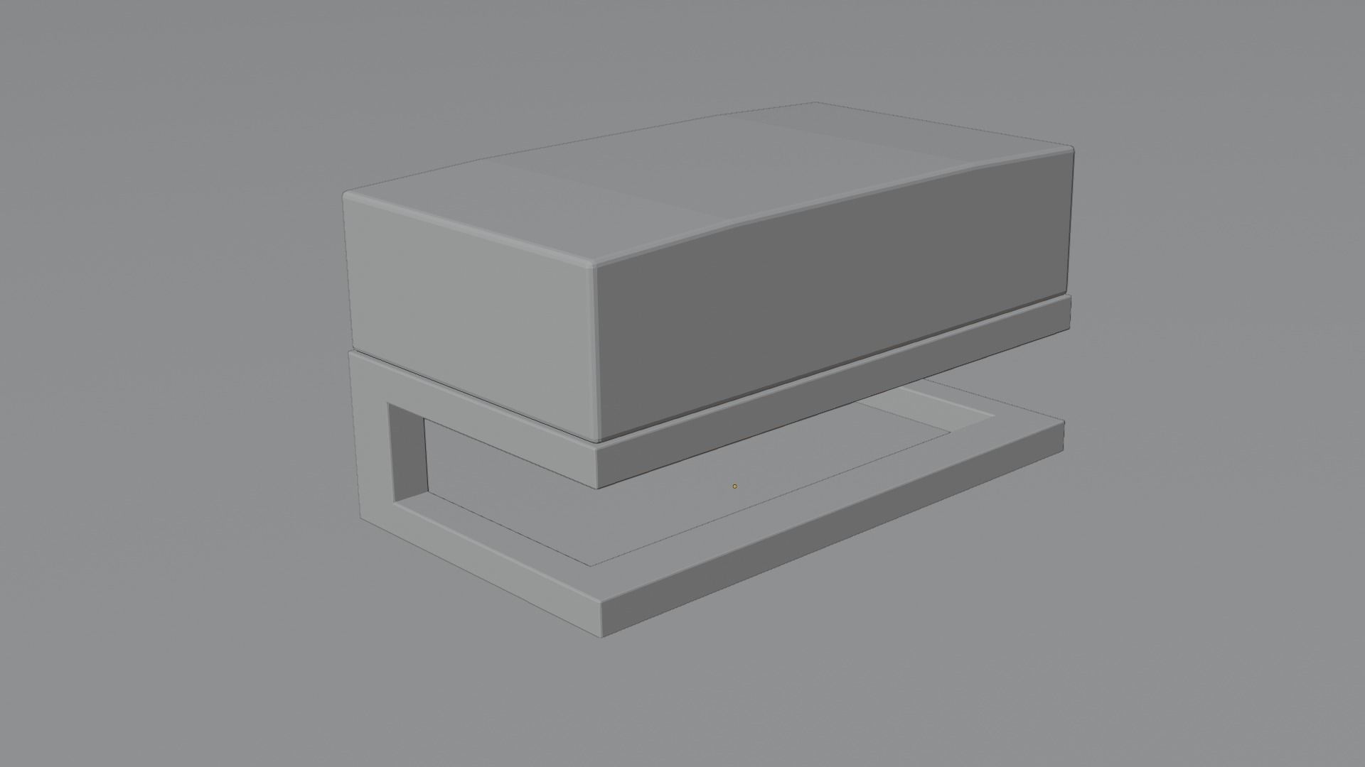 3D model Bed Seat VR / AR / lowpoly CGTrader