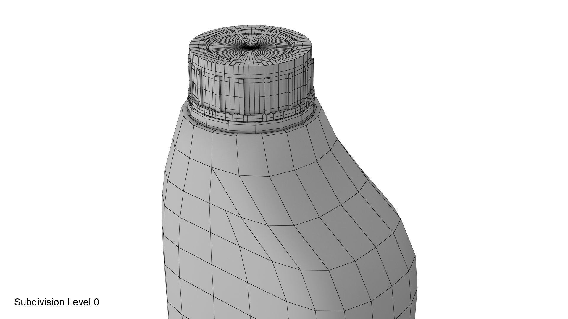 Plastic container blue 04 3D model | CGTrader