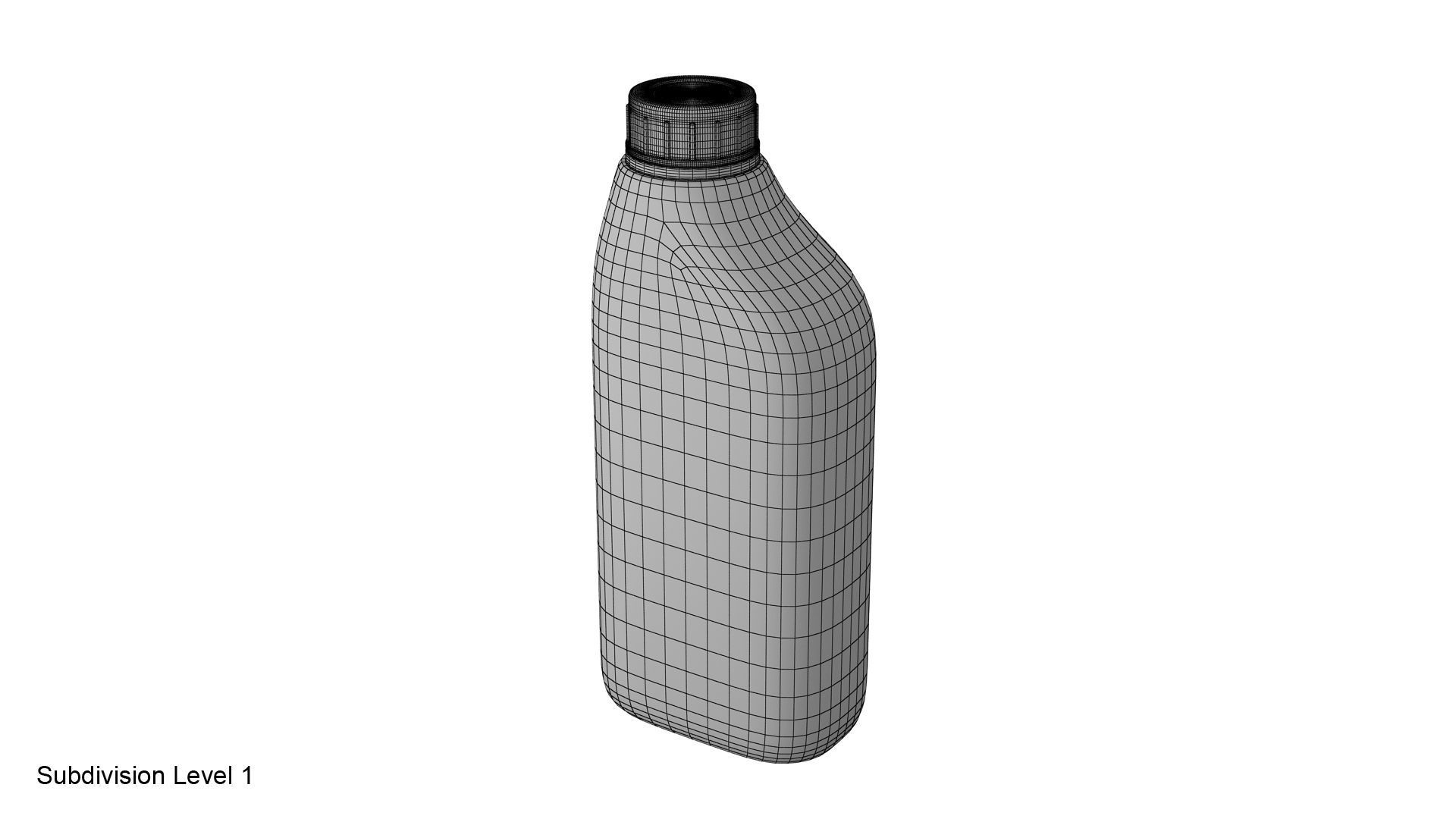 Plastic container blue 04 3D model | CGTrader