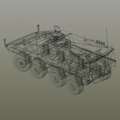 3D model GTK Boxer with interior VR / AR / low-poly | CGTrader