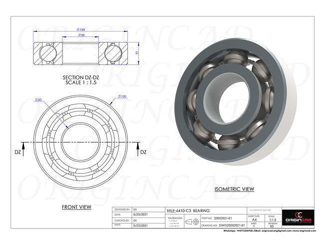 6410-C3 Baller Bearing 3D model | CGTrader