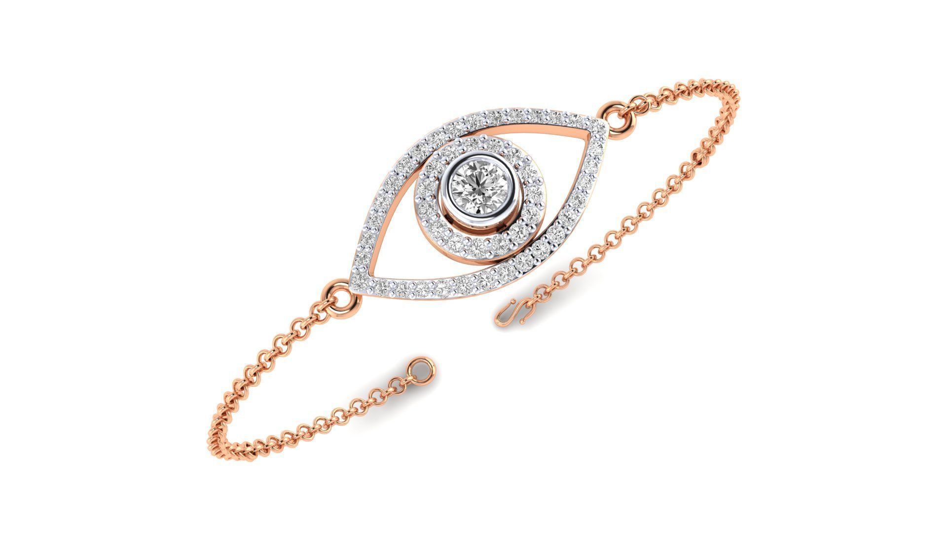 Women bracelet 3dm stl render detail