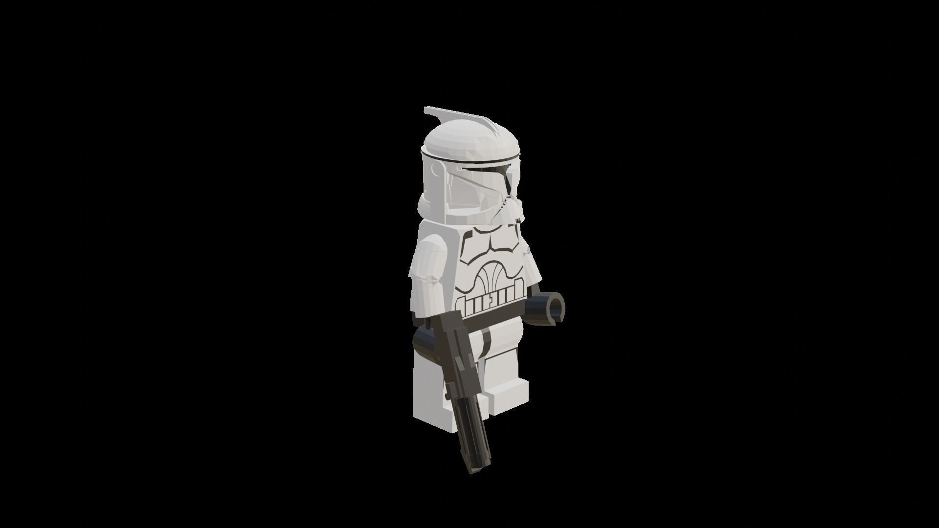 3D model Lego Star Wars Phase 1 Clone Trooper VR / AR / lowpoly CGTrader