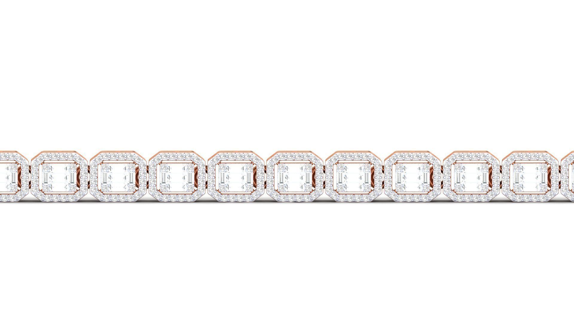 Women bracelet 3dm stl render detail