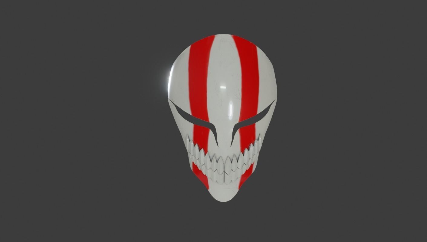Hollow Mask Bleach 3D model CGTrader
