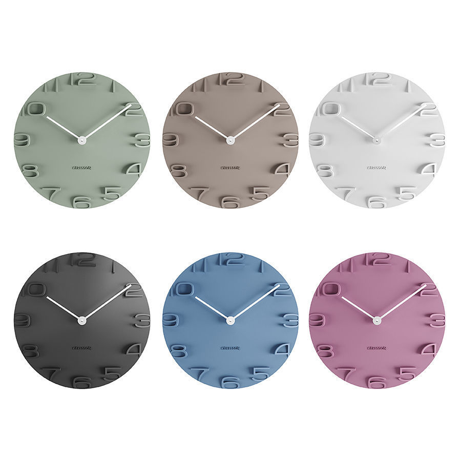 Wall clock Karlsson On The Edge 3D model CGTrader