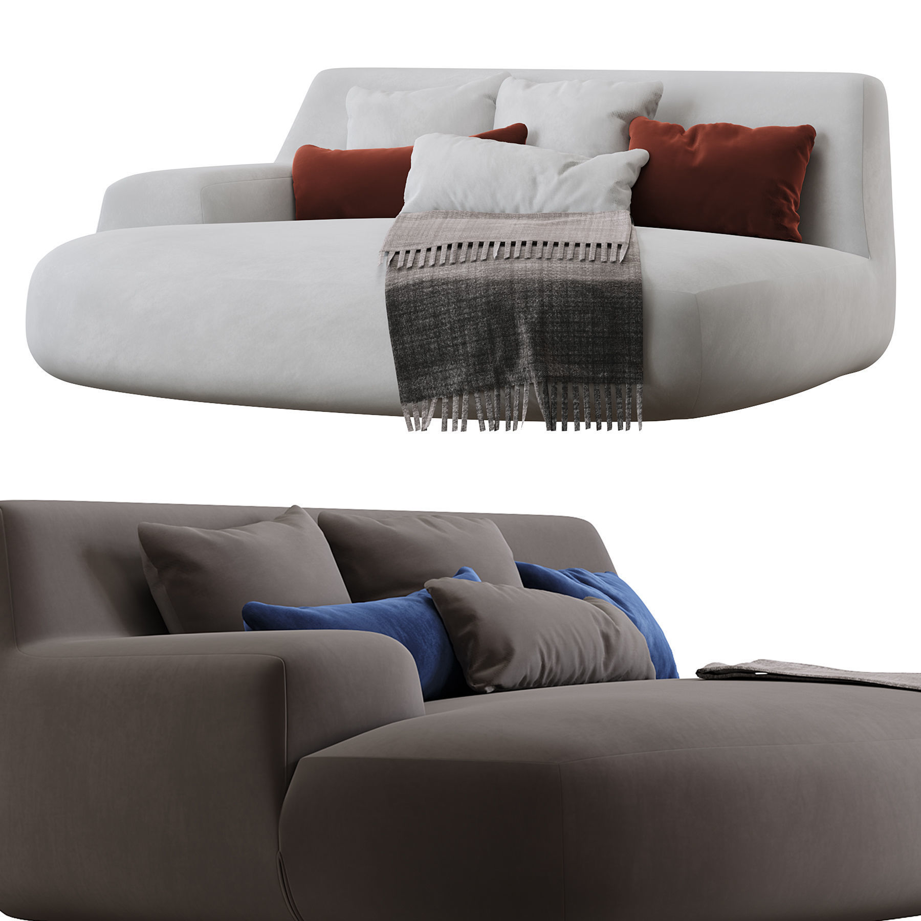 Poliform BIG BUG armchair 3D model CGTrader