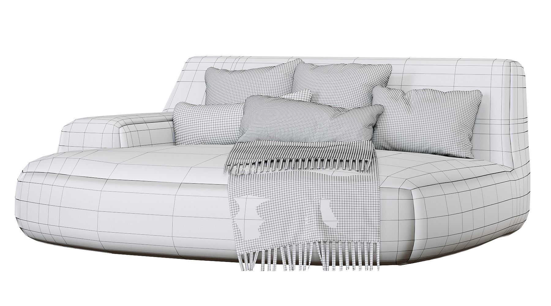 Poliform BIG BUG armchair 3D model CGTrader