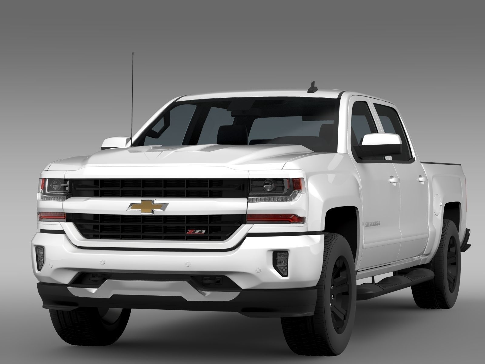 Chevrolet Silverado Lt Z71 Crew Cab Gmtk2 Short Box 2017 Model Chevrolet Silverado Lt Z71 Crew Cab Gmtk2 Short Box 2017 Model Max Obj S Fbx