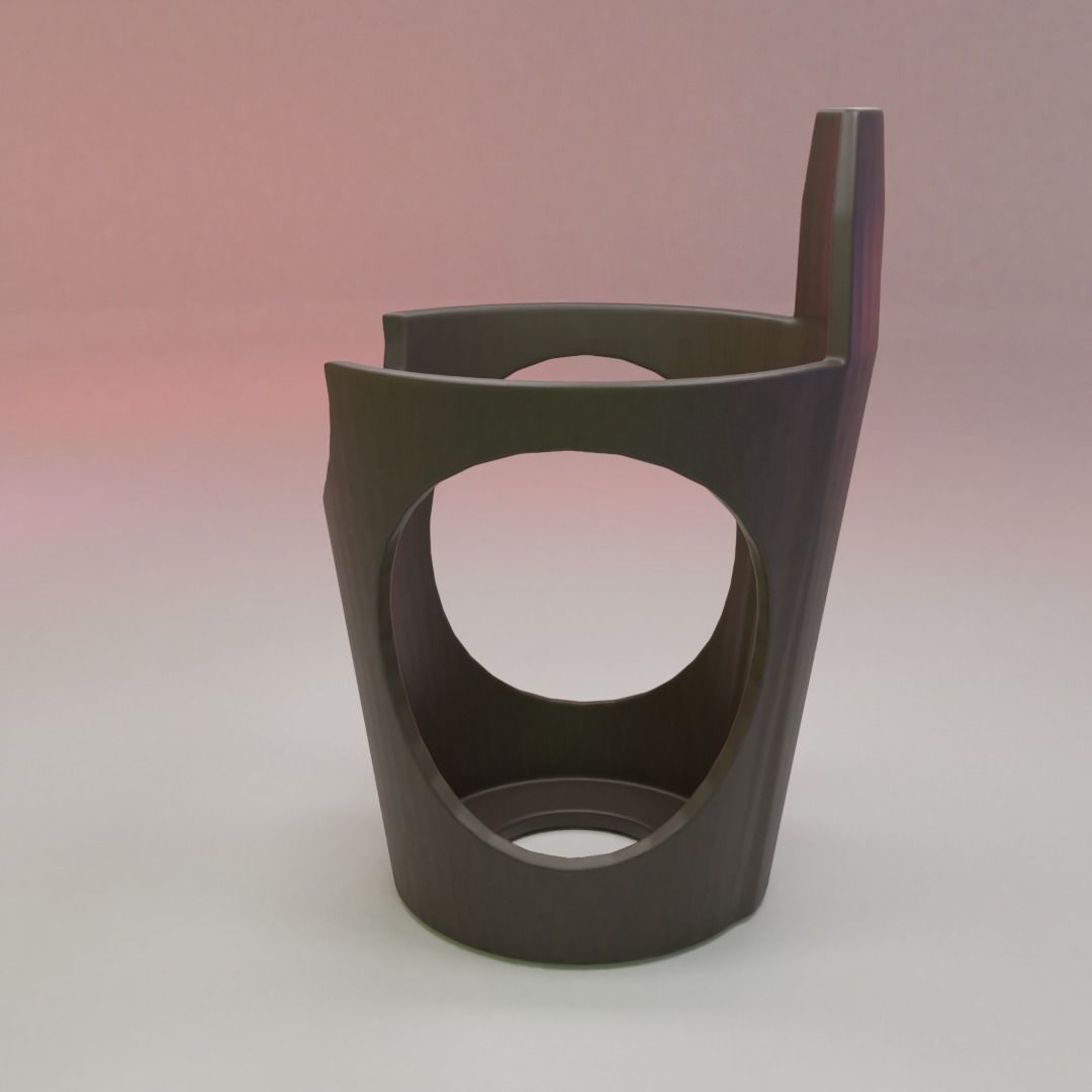 PAPER CUP OR PLASTIC CUP HOLDER 3D model 3D printable | CGTrader