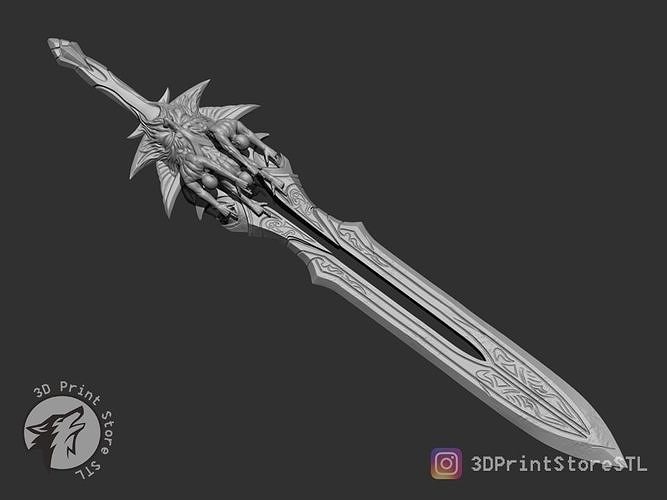 Blade Of Olympus From God of War Fan Art 3D model 3D printable CGTrader