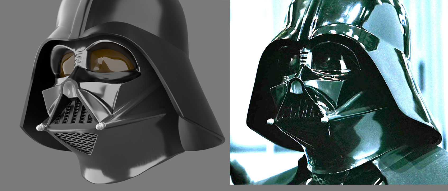 ACCURATE DARTH VADER HELMET STL ROTJ 3D model 3D printable CGTrader