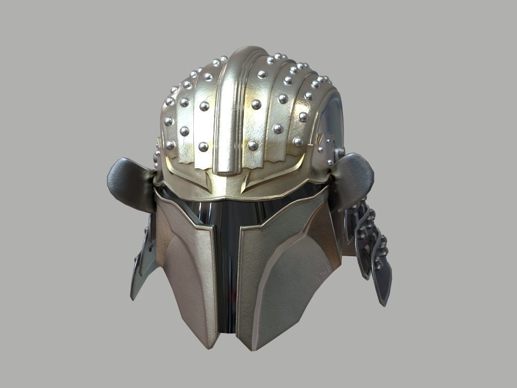 Ronin Mandalorian One12 Scale Figure Head STL