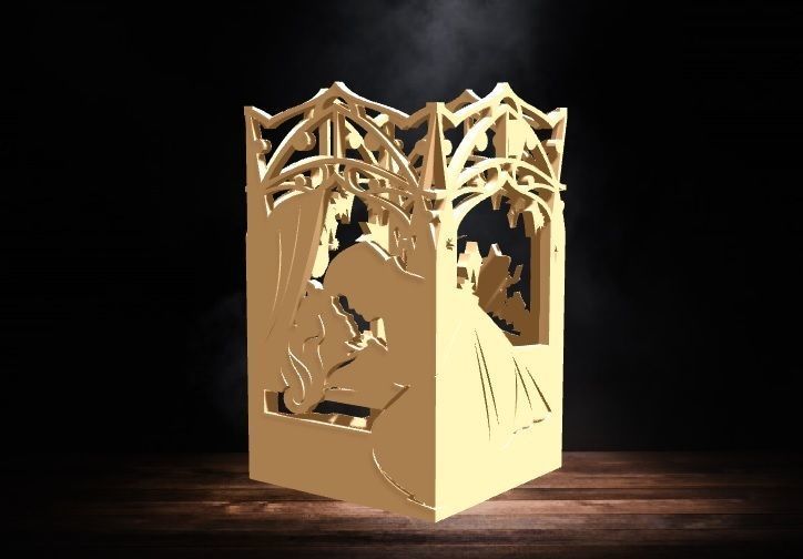 Sleeping Beauty Lantern for led candle