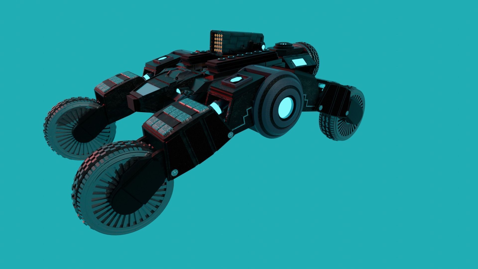 All terrain vehicle in Blender 3D model CGTrader