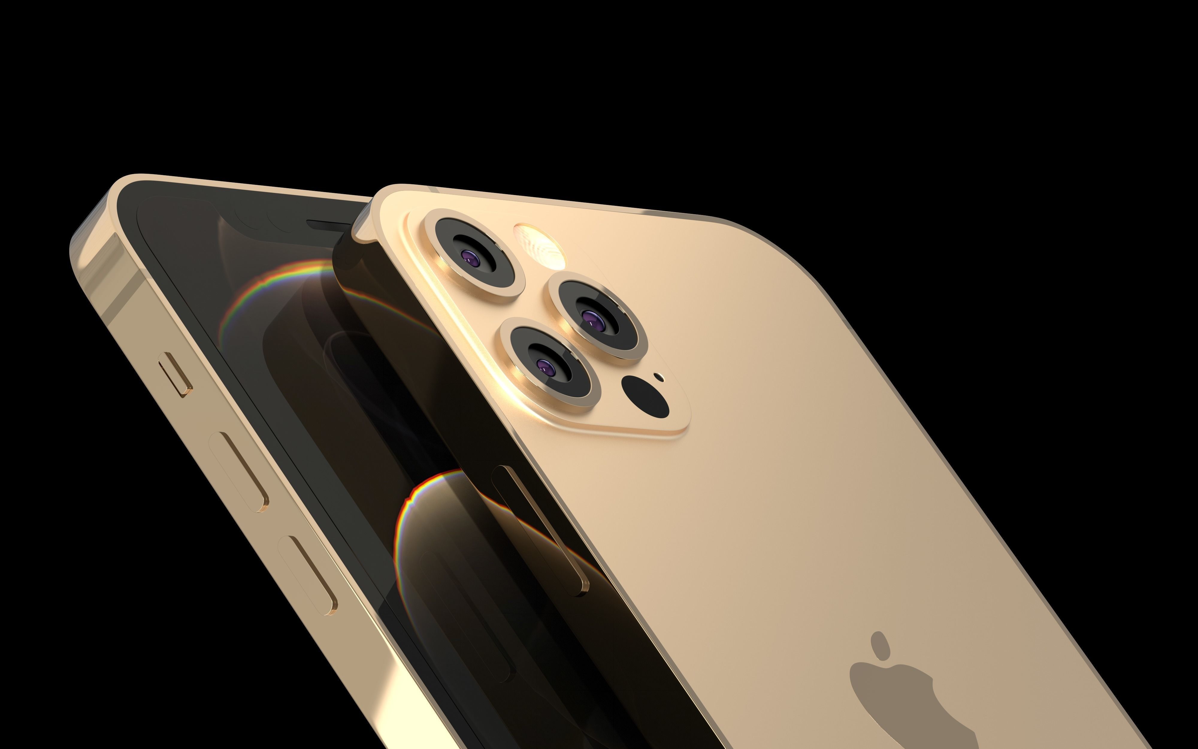 iPhone 12 pro 3D model free VR / AR / lowpoly 3D model CGTrader