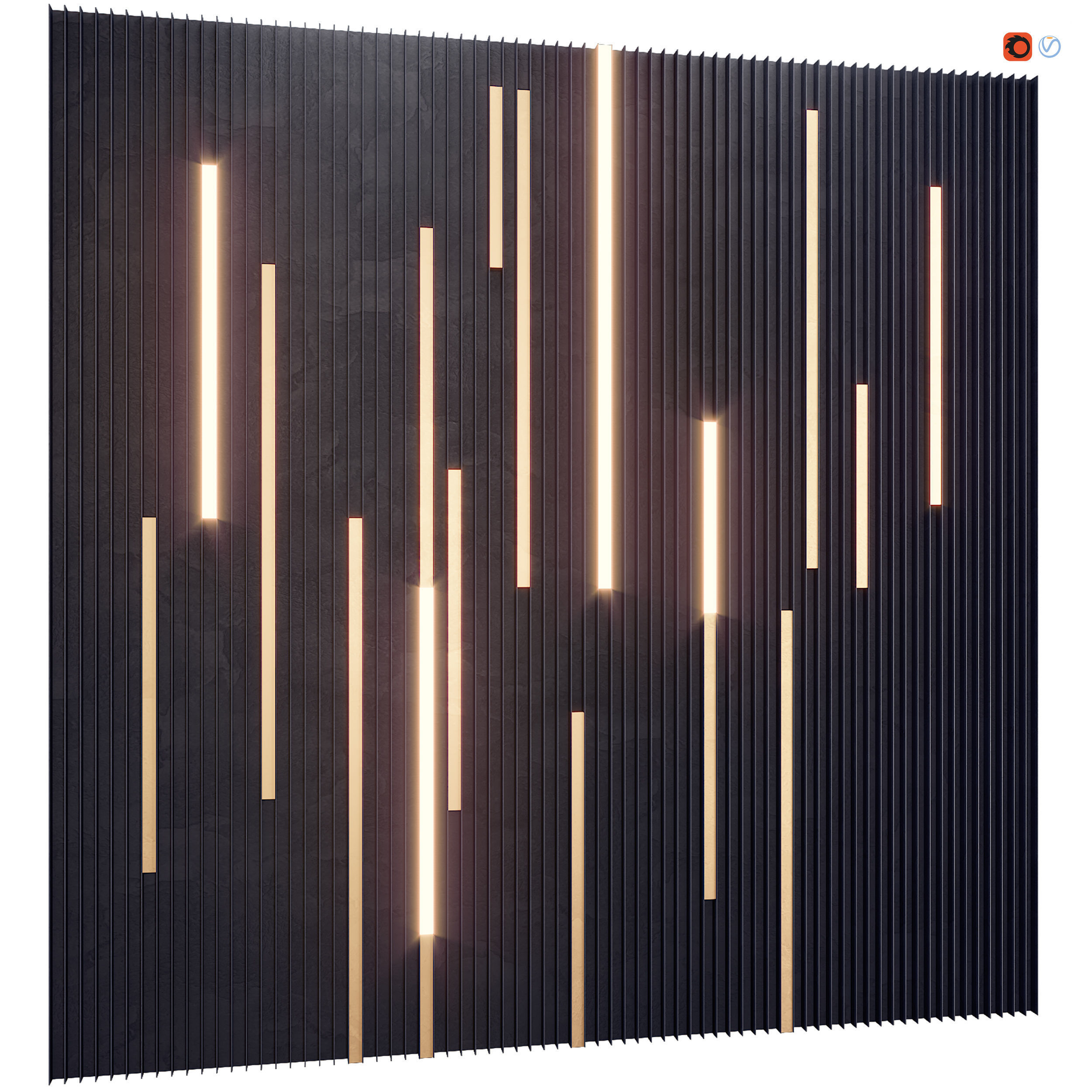 Bamboo Wall Covering Panel by Laurameroni 3D model CGTrader