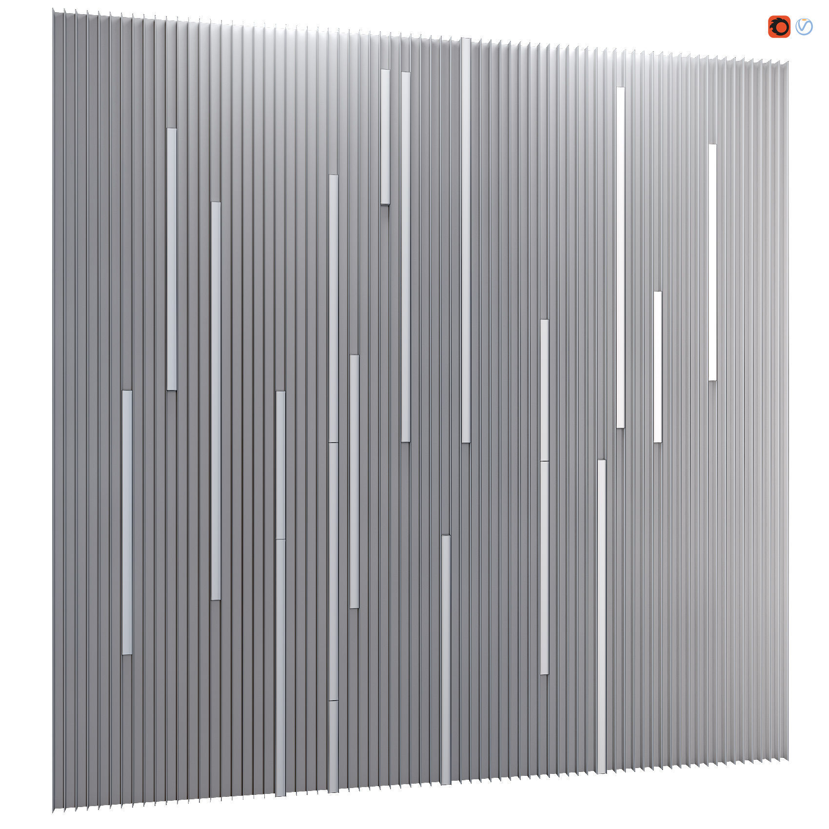 Bamboo Wall Covering Panel by Laurameroni 3D model CGTrader