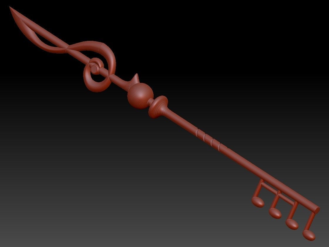 Locke and Key Music box key 3D model 3D printable CGTrader
