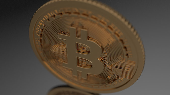Bitcoin - High Poly Model