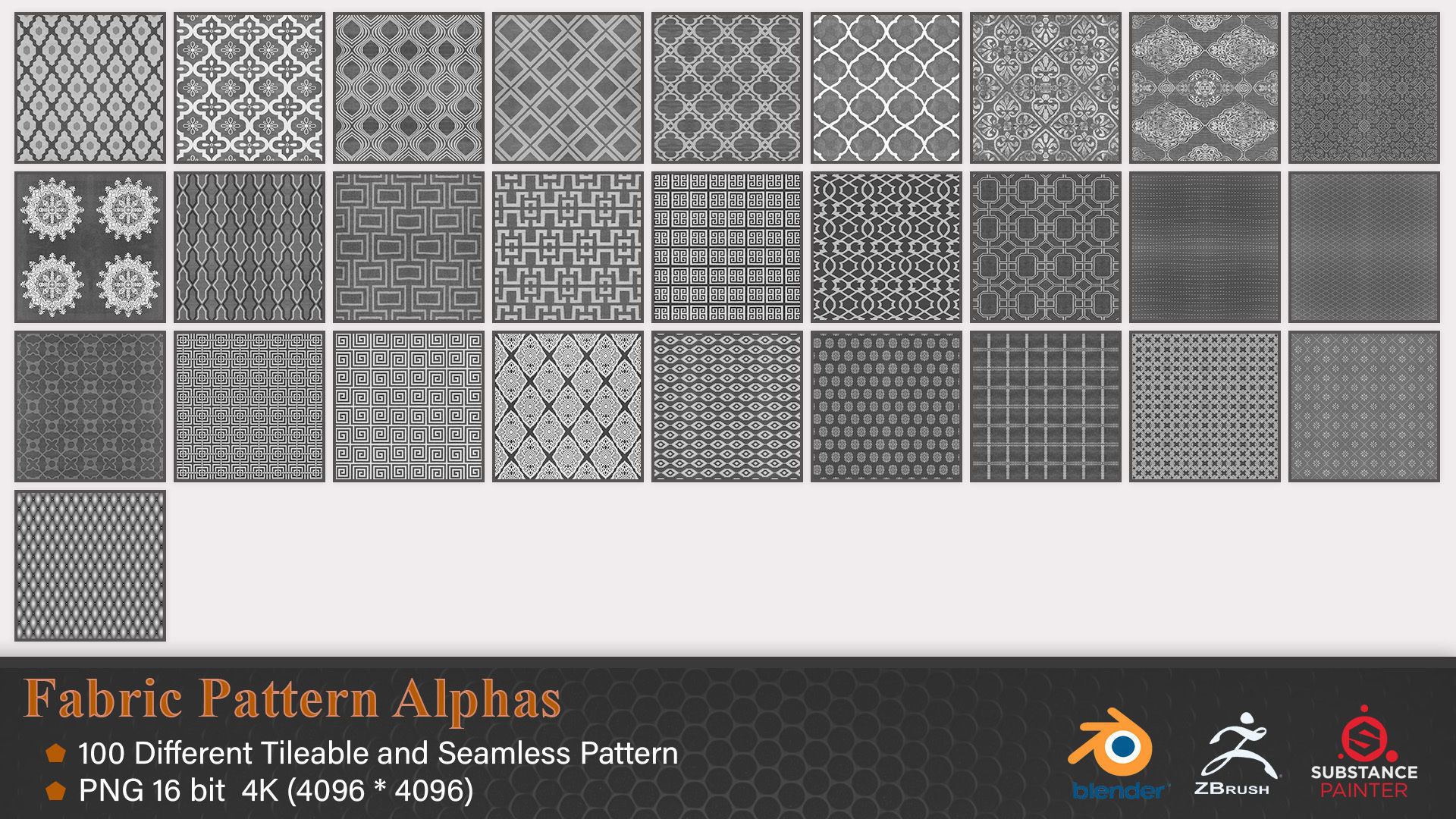 Fabric Pattern Alphas Texture | CGTrader