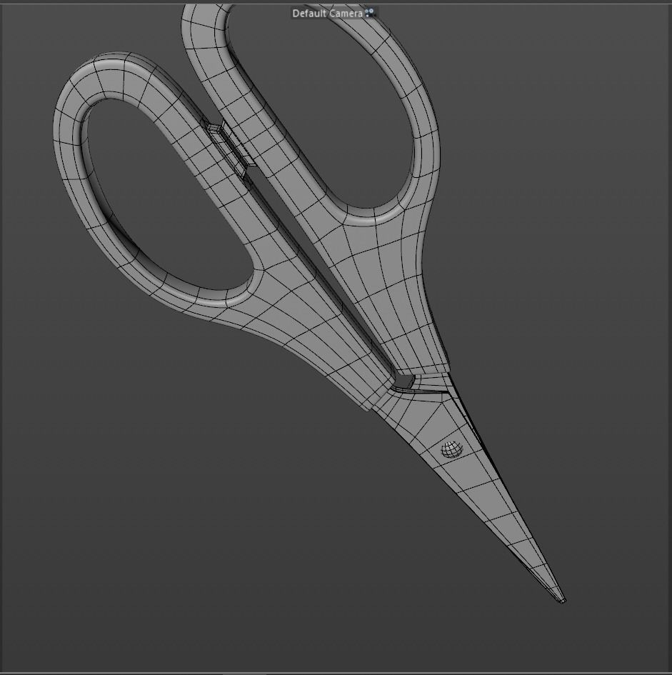 Scissors 3D model pair of free VR / AR / low-poly 3D model rigged ...