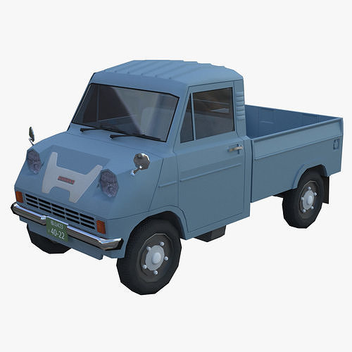 Honda T360 3d Model Cgtrader