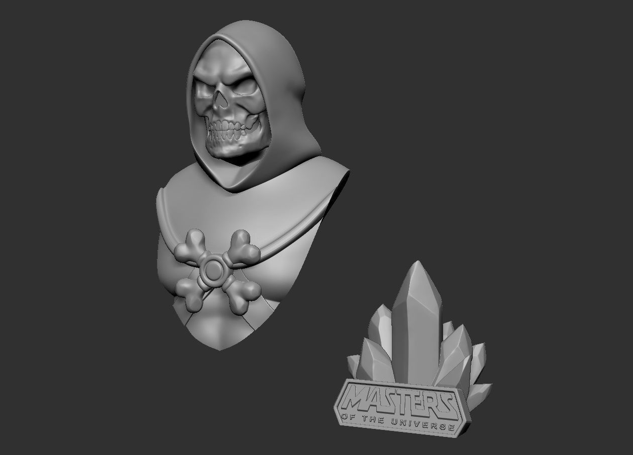 Skeletor - MOTU Bust 3D model 3D printable | CGTrader