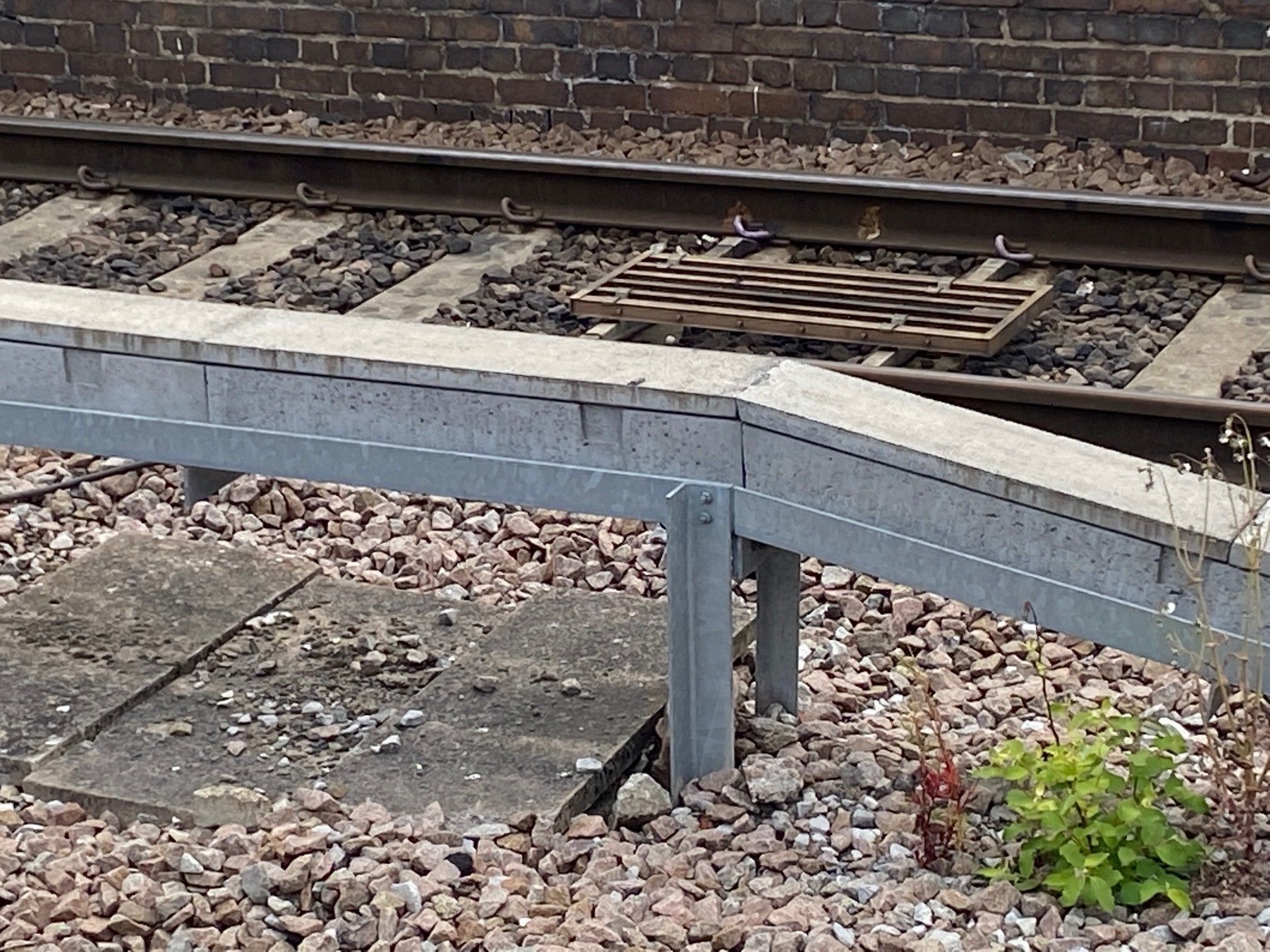 Model Railway Concrete Lineside Trunking Raised Section 3D model 3D