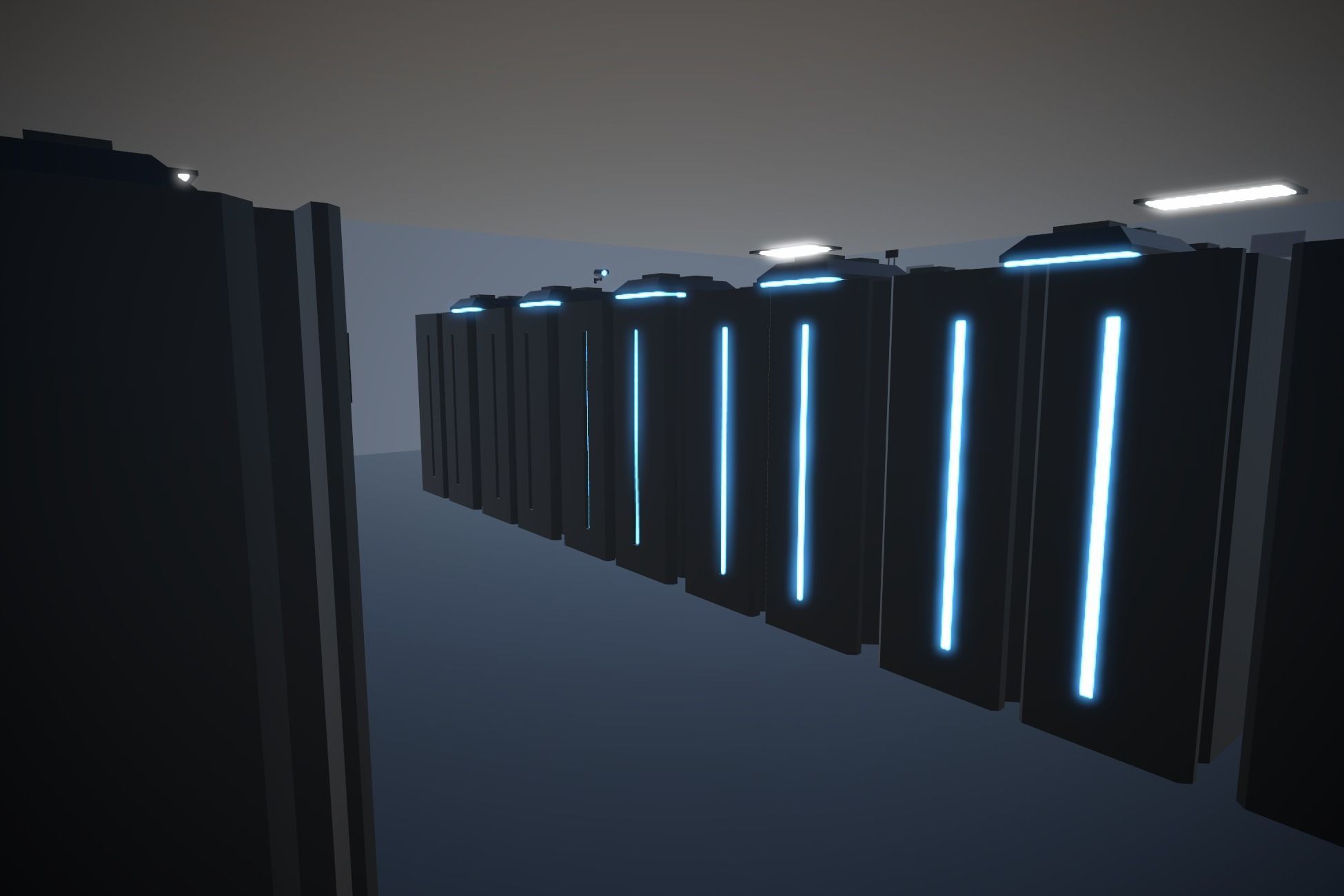 3D model LowPoly Server Room Pack VR / AR / low-poly | CGTrader