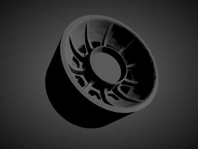 New for 2021 American Racing vector with tires for Hotwheels 3D model ...