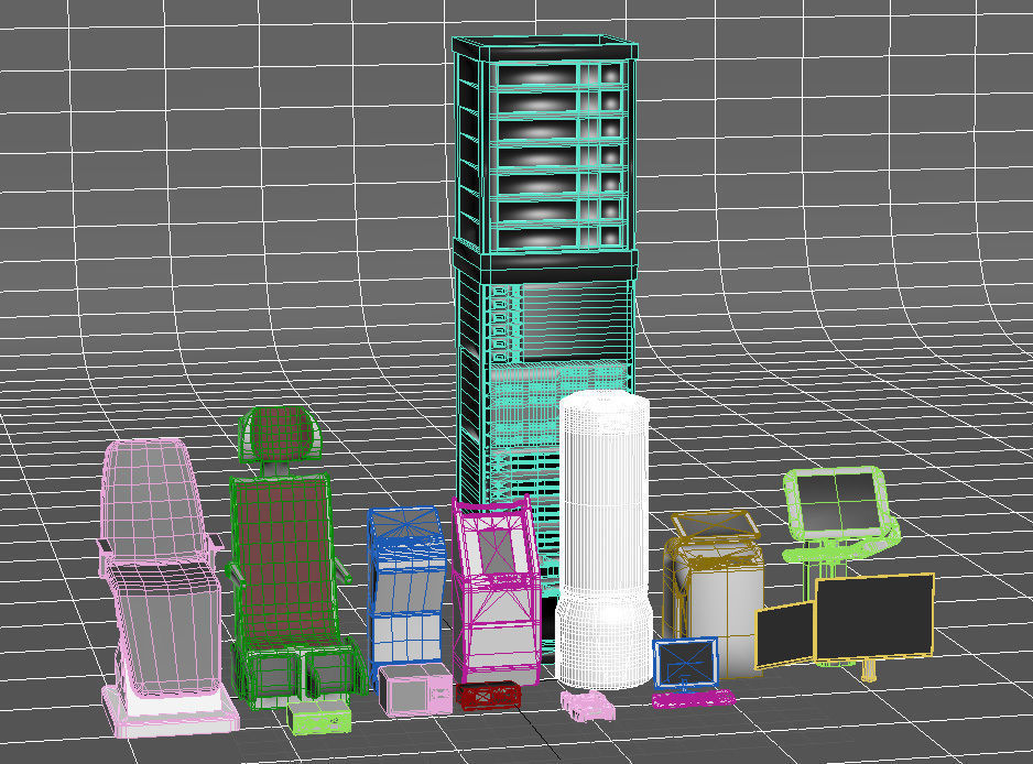 3D model tech sci-fi props VR / AR / low-poly | CGTrader